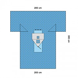 Knee Arthroscopy Drape with Pouch