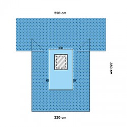 Laparotomy Drape with Incise